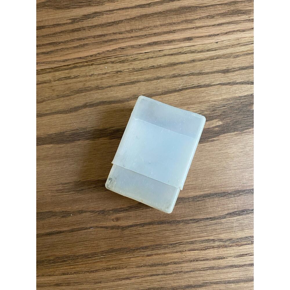 Vintage 1960s Plastic Cigarette Box Match Box Clear Case